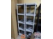 1 lot of 2 shelves in PVC, grey, removable
