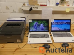 2 laptop computers Lenovo Ideapad 330, Printer Brother HL Black Laser-L23100