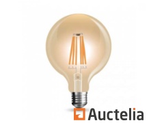 200 x Filament lamp Amber G95-Dimbaar-LED 6W 2700K Warm wit-E27 fitting