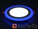 40 x Inbouwpaneel 18W + 6W wit + blue LED SMD round