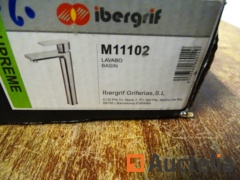 Bathroom mixer: washbasin tap with high spout Ibergrif M11102