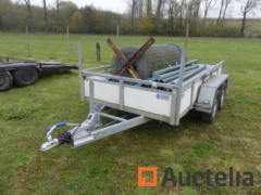 BCW D4 / 10/20 / G Double axle braked trailer