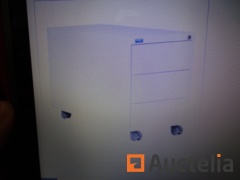 Cabinet with 3 drawers STIER (79 cm deep)