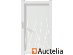 Caminia White Aluminum Gate 180 x 100 (store value: €999)