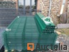 Kit of 100 meters of rigid fence complete (green-RAL6005) height 200 cm