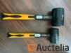 Set of rubber hammers fiberglass Bigleaf 16oz and 32oz