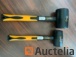 Set of rubber hammers fiberglass Bigleaf 16oz and 32oz