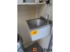 Stainless steel hand washer with knee control