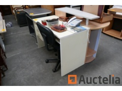 Withouten office table with coil-chair