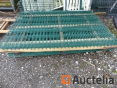 100 Panneaux de clôtures rigides 4mm (vert -RAL6005) en 120X200