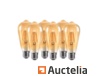 200 x Filament lamp Amber ST64 - dimbaar - LED  6W 2700K Warm wit- E27 fitting