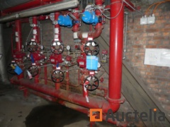 Système de vannes et pompes pour réseau incendie Tyco