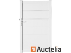 White Aluminium Gate Aosta 167 x 100 (winkelwaarde: €849)